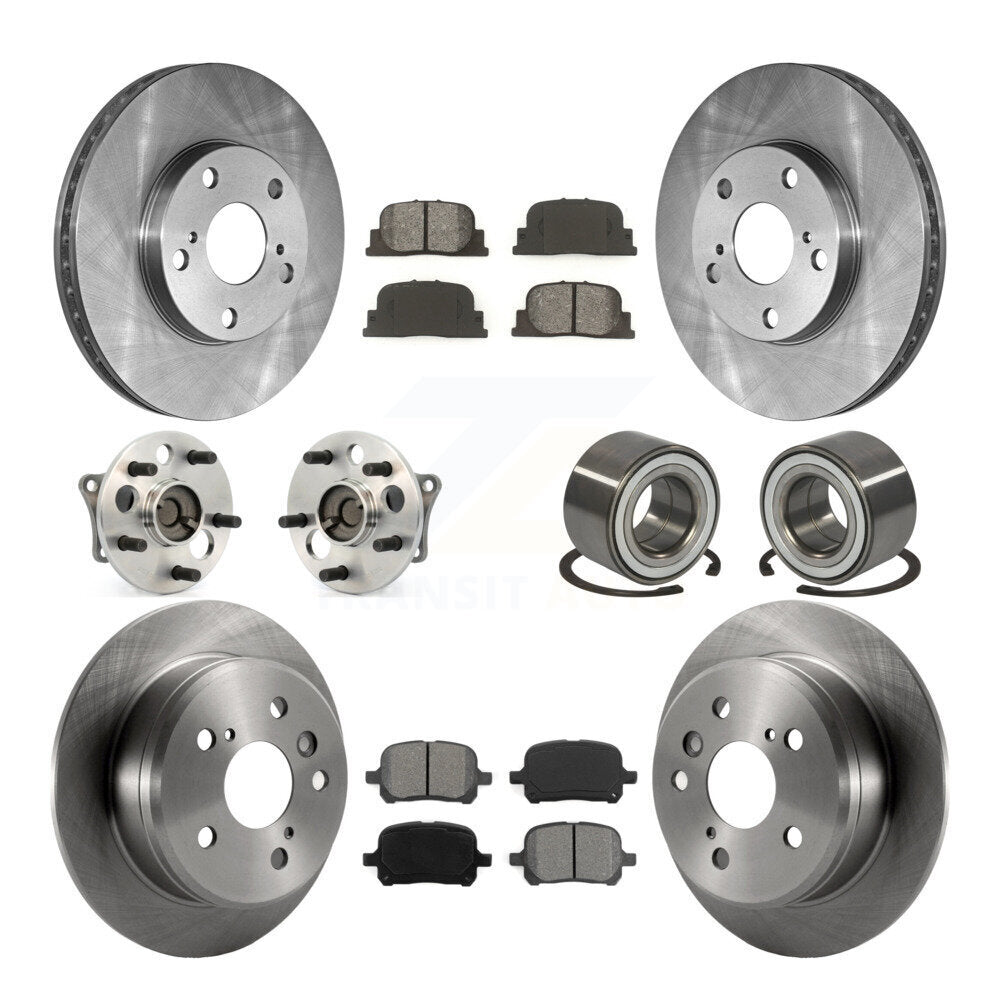 [Avant + Arrière] Kit de Roulement de roue pour 2000-2001 Toyota Camry 3.0L avec 4-Wheel ABS Vehicles Manufactured In Japan KBB-106635