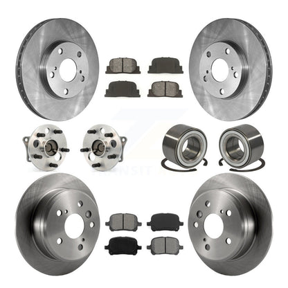 [Avant + Arrière] Kit de Roulement de roue pour 2000-2001 Toyota Camry 3.0L avec 4-Wheel ABS Vehicles Manufactured In Japan KBB-106635