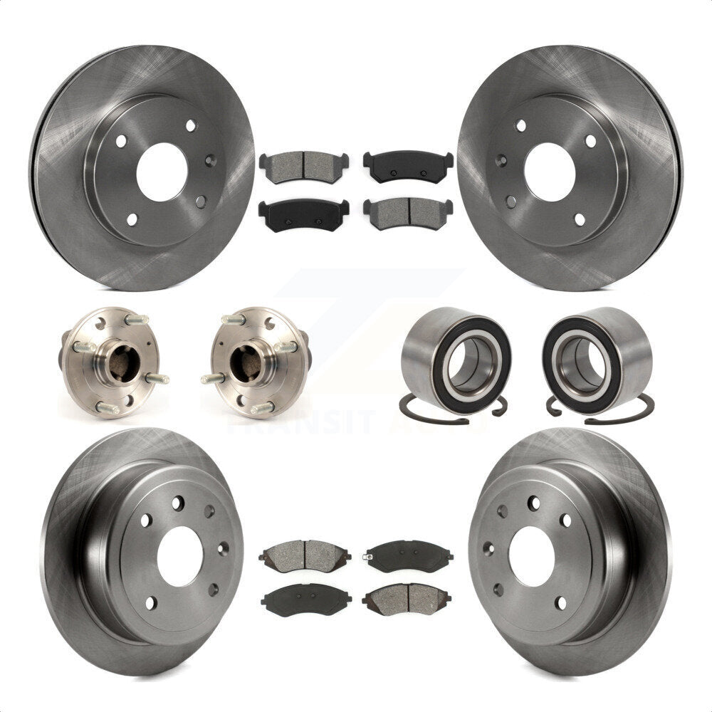 [Avant + Arrière] Kit de Roulement de roue pour Suzuki Forenza Reno Chevrolet Optra 4-Wheel ABS KBB-106639 par Transit Auto