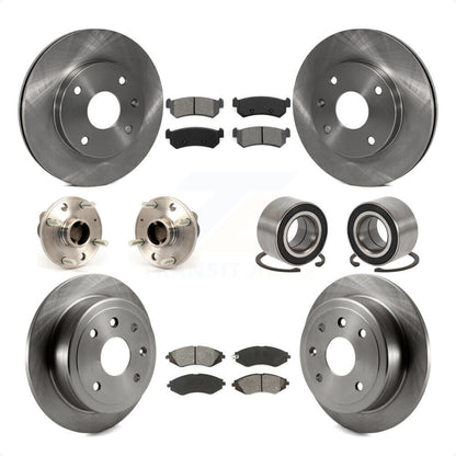 [Avant + Arrière] Kit de Roulement de roue pour Suzuki Forenza Reno Chevrolet Optra 4-Wheel ABS KBB-106639 par Transit Auto