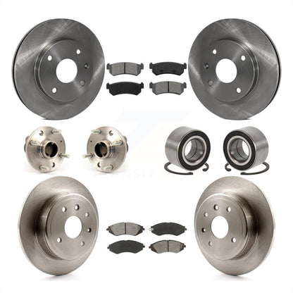 [Avant + Arrière] Kit de Roulement de roue pour 2004-2006 Chevrolet Optra 4-Wheel ABS avec 276mm Diameter Rotor KBB-106641 par Transit Auto