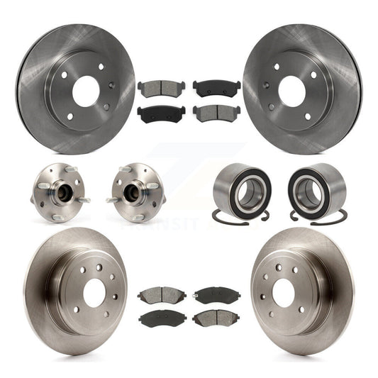 [Avant + Arrière] Kit de Roulement de roue pour 2004-2006 Chevrolet Optra Non-ABS avec 276mm Diameter Rotor KBB-106644