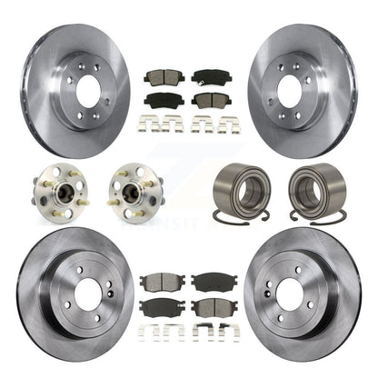 [Avant + Arrière] Kit de Roulement de roue pour 2011 Hyundai Accent 4-Wheel ABS KBB-106648