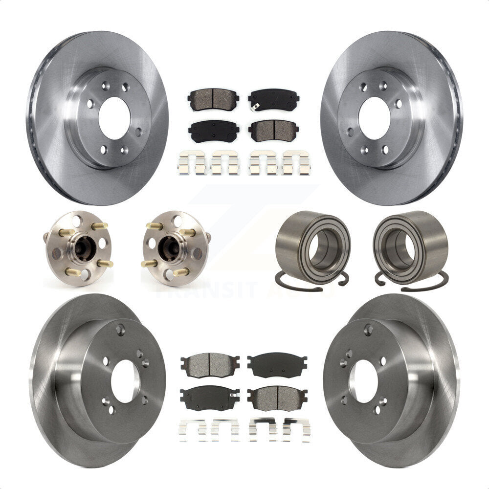 [Avant + Arrière] Kit de Roulement de roue pour Hyundai Accent Kia Rio Rio5 Non-ABS KBB-106649 par Transit Auto