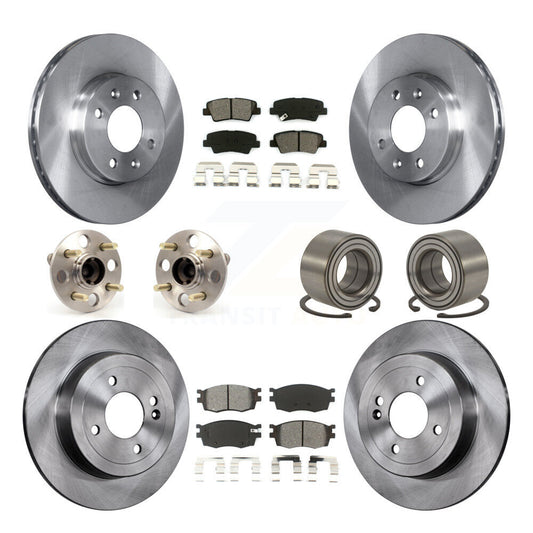 [Avant + Arrière] Kit de Roulement de roue pour 2011 Hyundai Accent Non-ABS KBB-106650