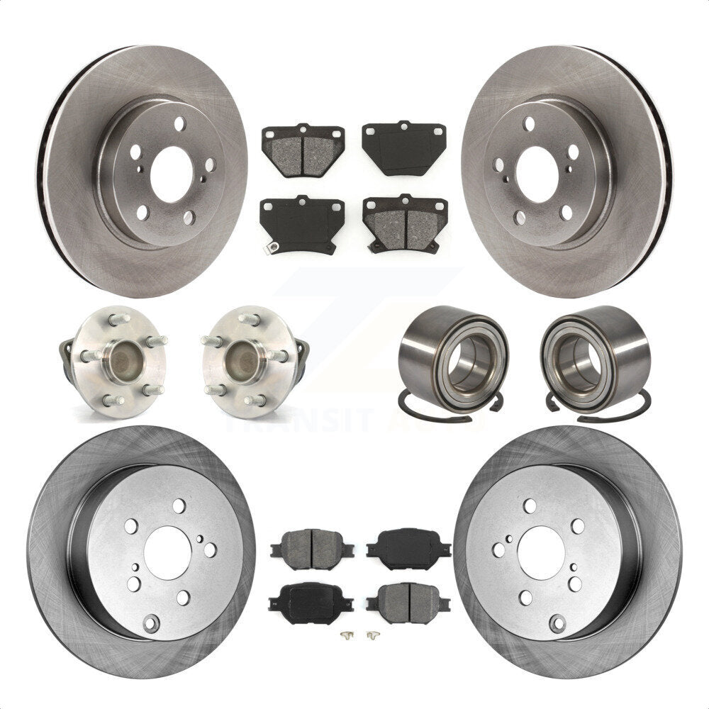 [Avant + Arrière] Kit de Roulement de roue pour 2001 Toyota Celica GT avec 4-Wheel ABS KBB-106654 par Transit Auto