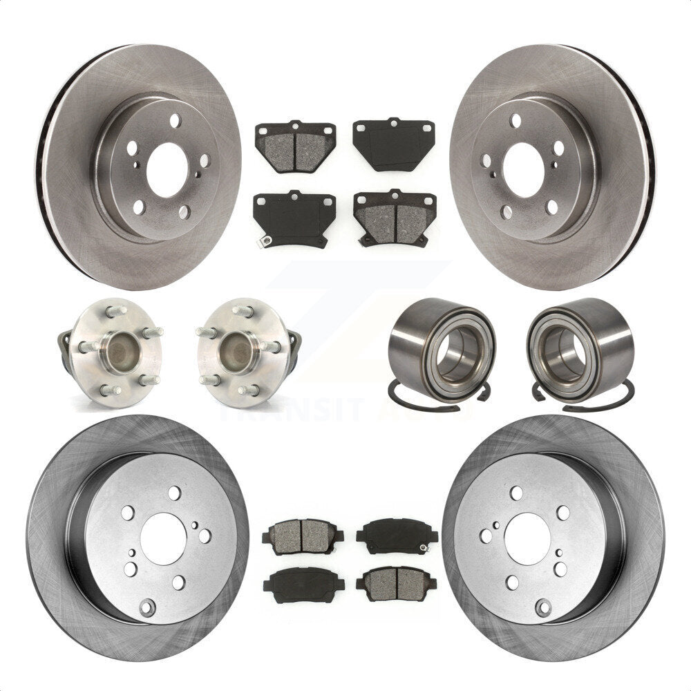[Avant + Arrière] Kit de Roulement de roue pour 2000 Toyota Celica GT avec 4-Wheel ABS KBB-106655 par Transit Auto