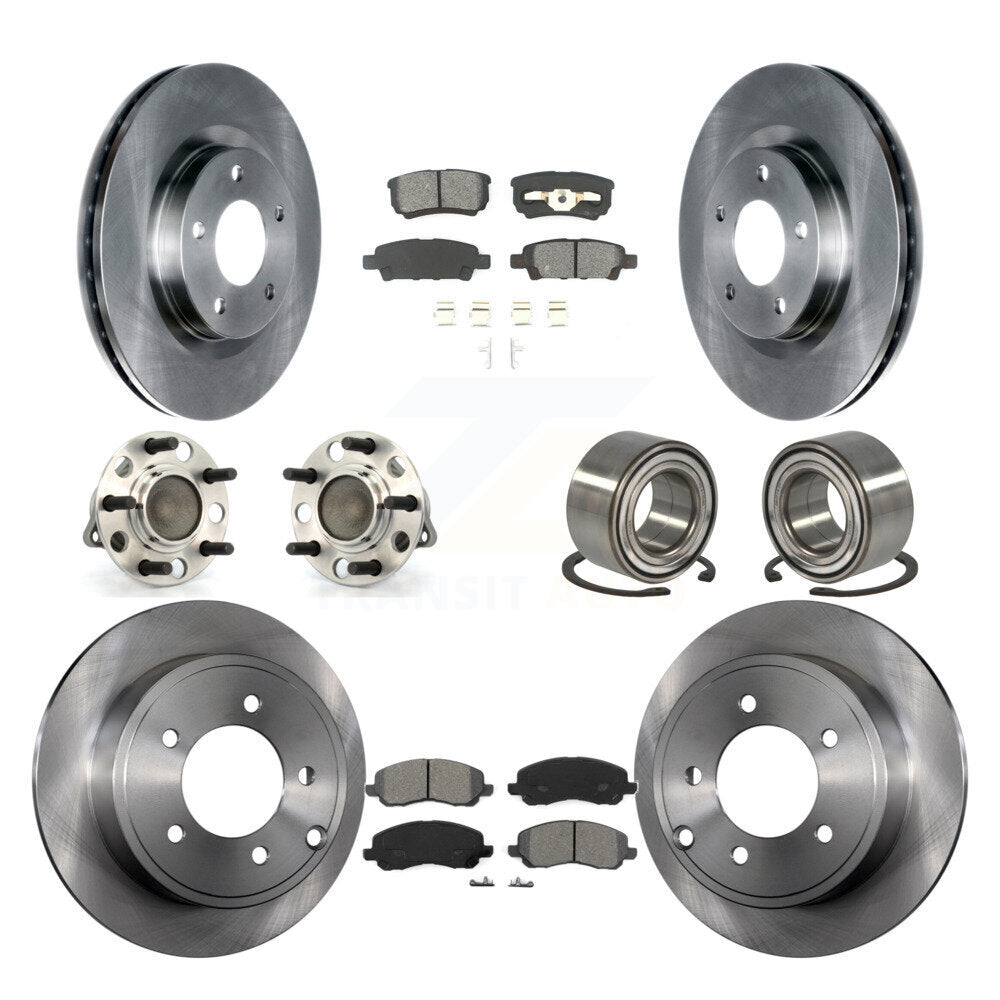 [Avant + Arrière] Kit de Roulement de roue pour Jeep Patriot Compass Dodge Caliber KBB-106661