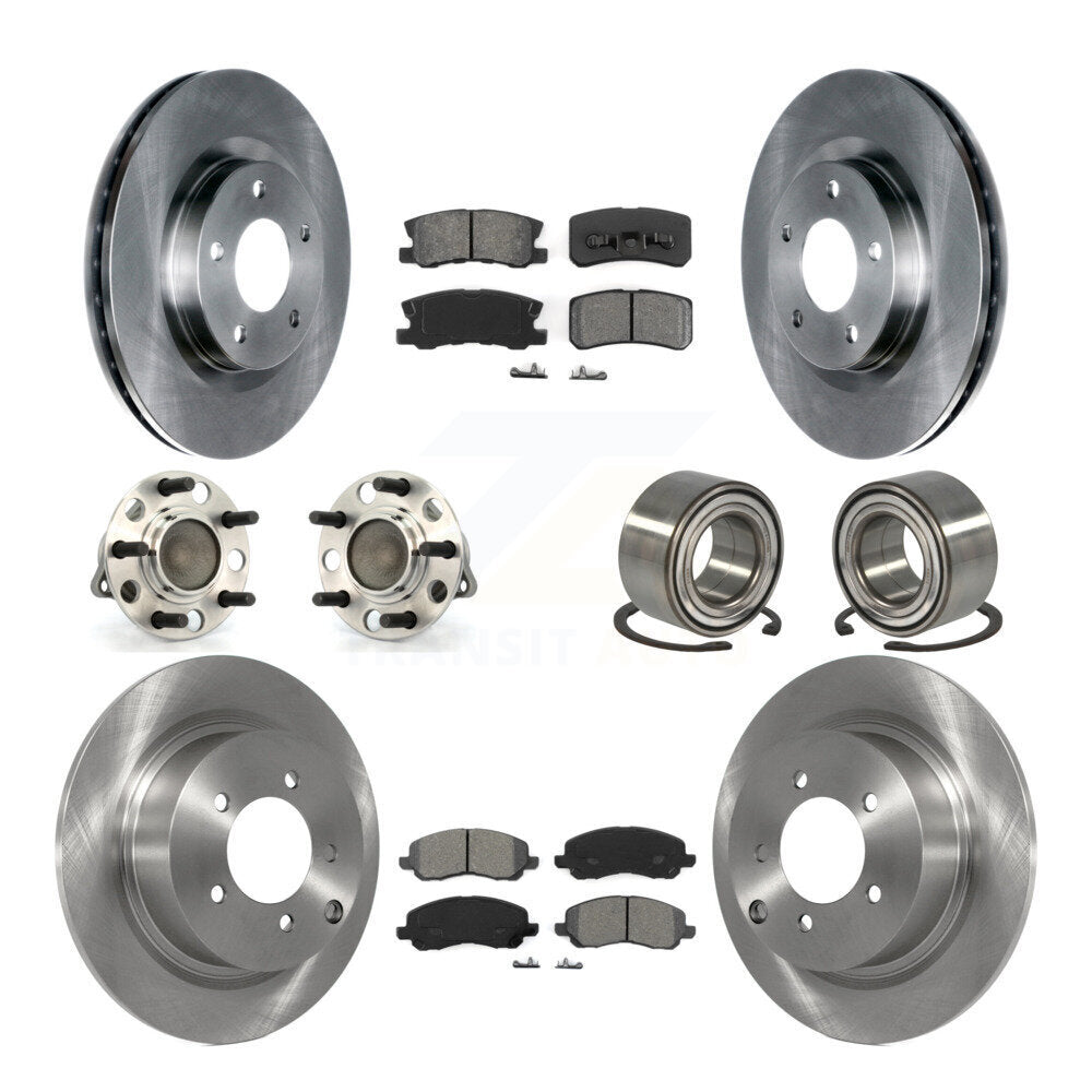 [Avant + Arrière] Kit de Roulement de roue pour Jeep Patriot Compass avec 302mm Diameter Rotor FWD KBB-106662