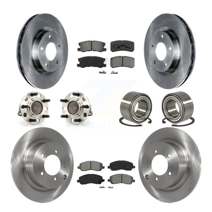 [Avant + Arrière] Kit de Roulement de roue pour Jeep Patriot Compass avec 302mm Diameter Rotor FWD KBB-106662