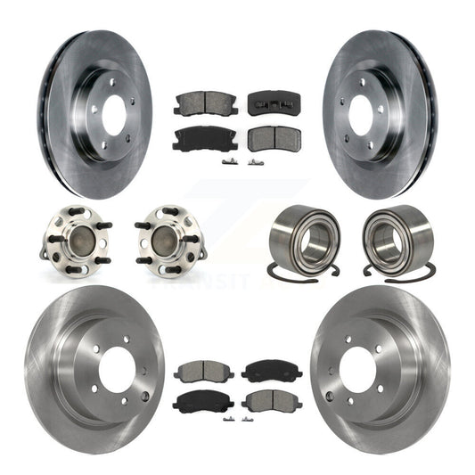 [Avant + Arrière] Kit de Roulement de roue pour Jeep Patriot Compass avec 302mm Diameter Rotor FWD KBB-106662
