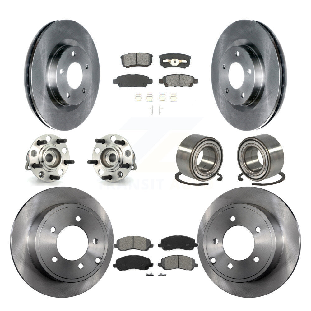 [Avant + Arrière] Kit de Roulement de roue pour Jeep Patriot Compass Dodge Caliber KBB-106664