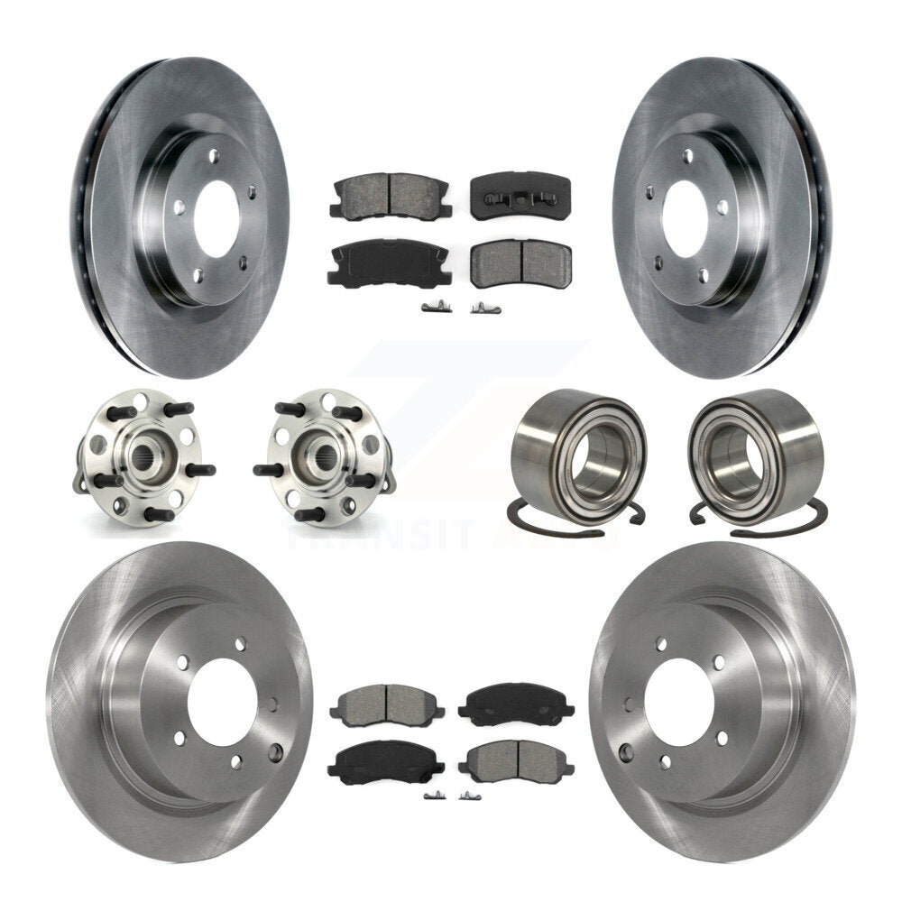 [Avant + Arrière] Kit de Roulement de roue pour Jeep Patriot Compass avec 302mm Diameter Rotor KBB-106665