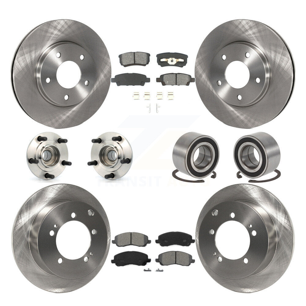 [Avant + Arrière] Kit de Roulement de roue pour 2004-2006 Mitsubishi Lancer Ralliart KBB-106666