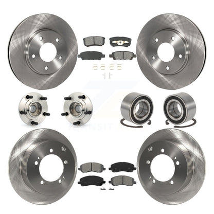 [Avant + Arrière] Kit de Roulement de roue pour 2004-2006 Mitsubishi Lancer Ralliart KBB-106666