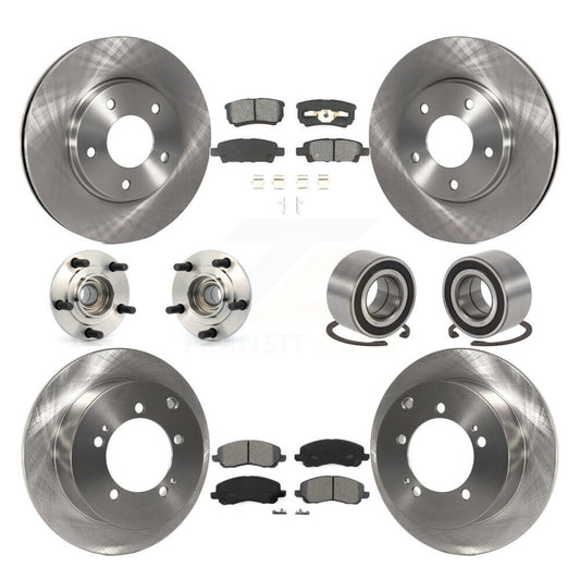[Avant + Arrière] Kit de Roulement de roue pour 2004-2006 Mitsubishi Lancer Ralliart KBB-106666