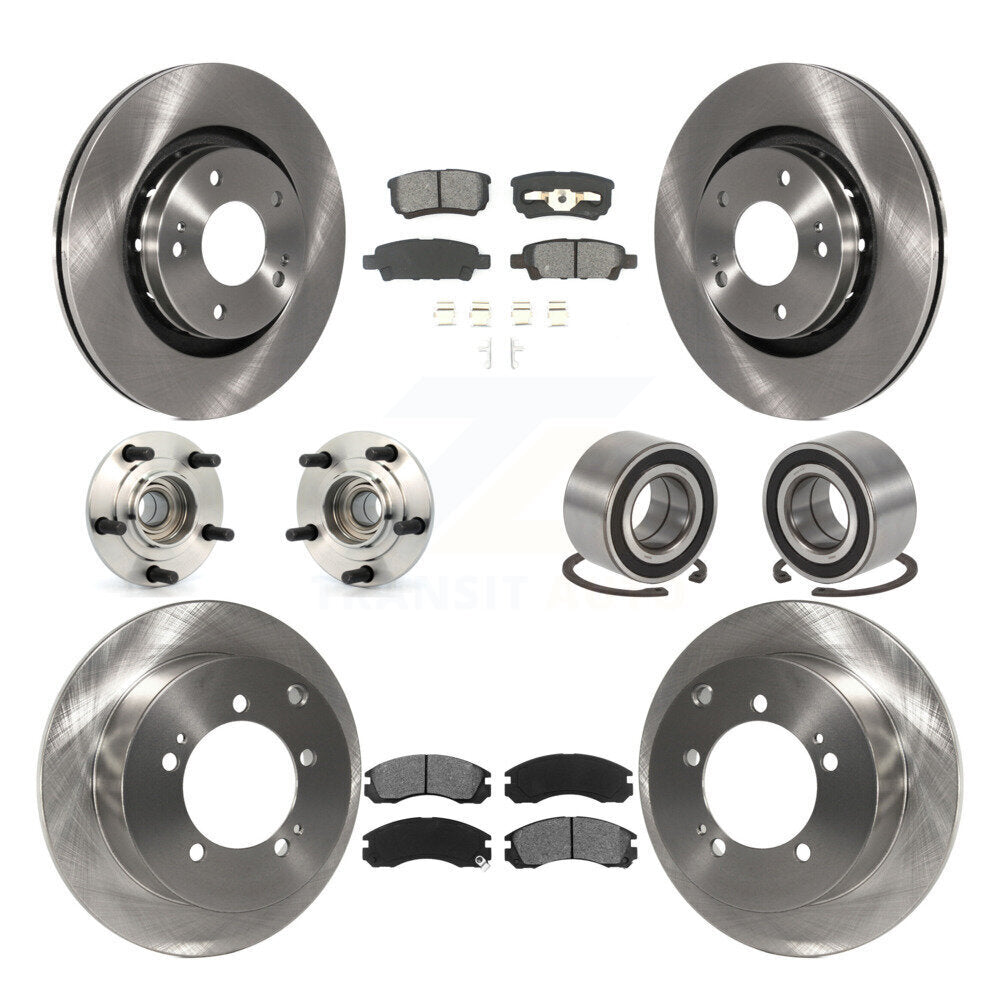 [Avant + Arrière] Kit de Roulement de roue pour 2005-2006 Mitsubishi Outlander FWD KBB-106667