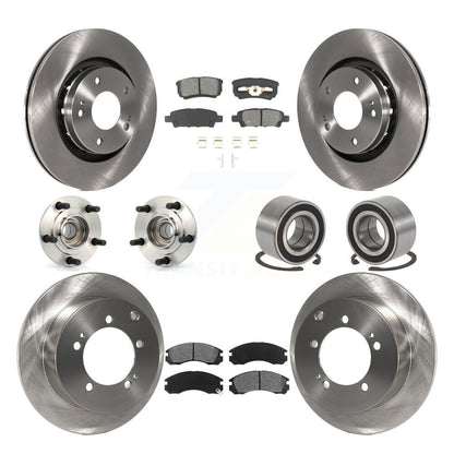 [Avant + Arrière] Kit de Roulement de roue pour 2005-2006 Mitsubishi Outlander FWD KBB-106667