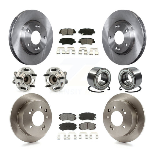 [Avant + Arrière] Kit de Roulement de roue pour 2010 Hyundai Elantra Sedan avec 4-Wheel ABS From 03 23 10 KBB-106669