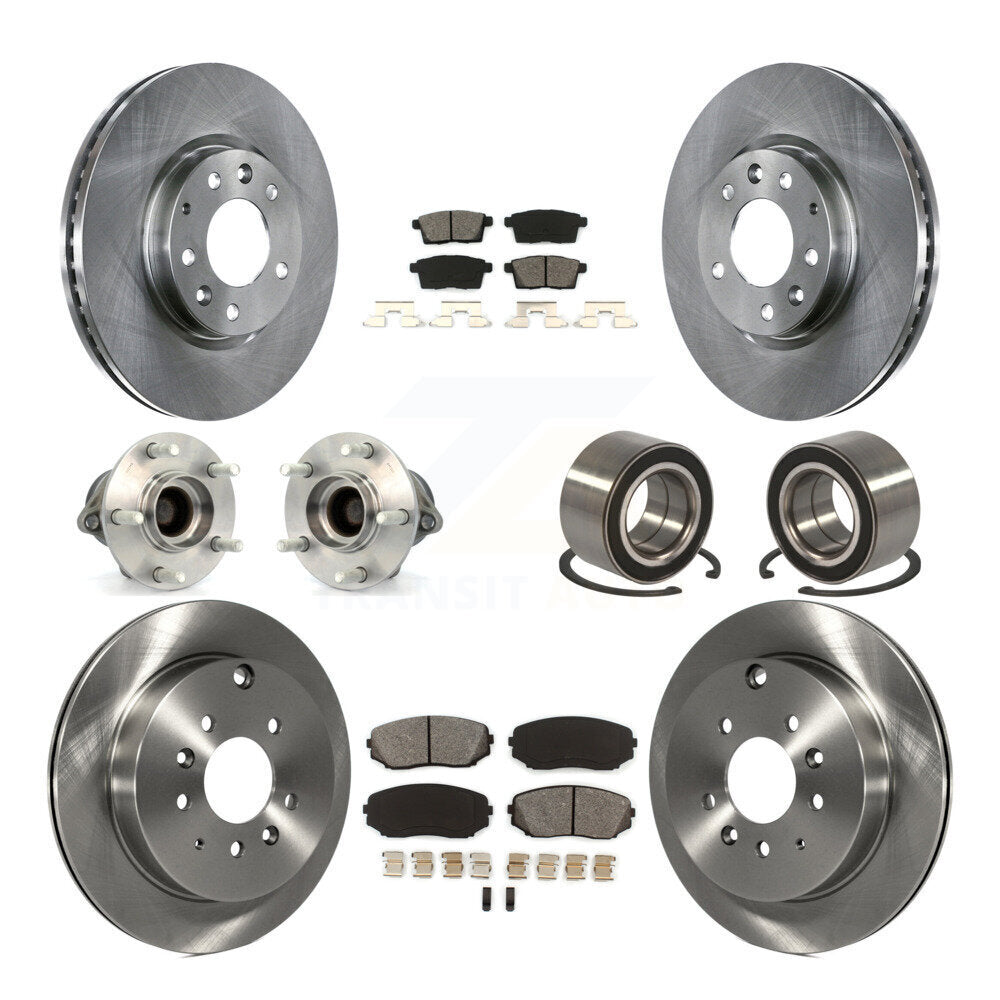 [Avant + Arrière] Kit de Roulement de roue pour 2007-2012 Mazda CX-7 FWD KBB-106690