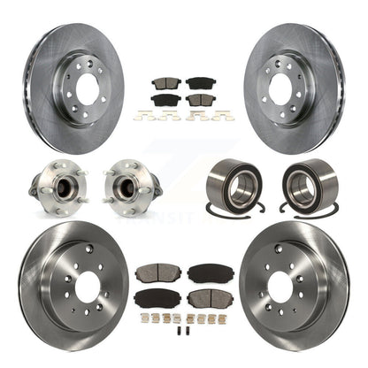 [Avant + Arrière] Kit de Roulement de roue pour 2007-2012 Mazda CX-7 FWD KBB-106690