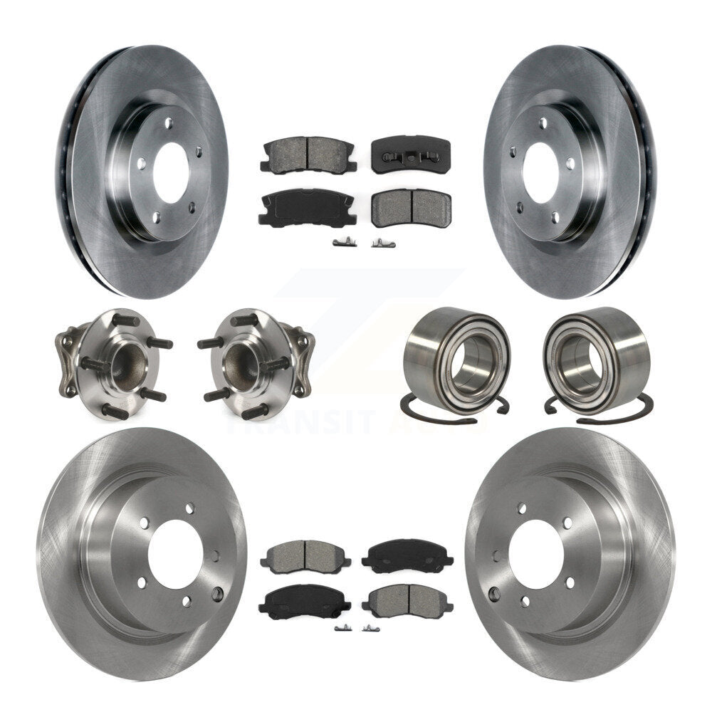 [Avant + Arrière] Kit de Roulement de roue pour Mitsubishi Outlander FWD avec 2.4L KBB-106702