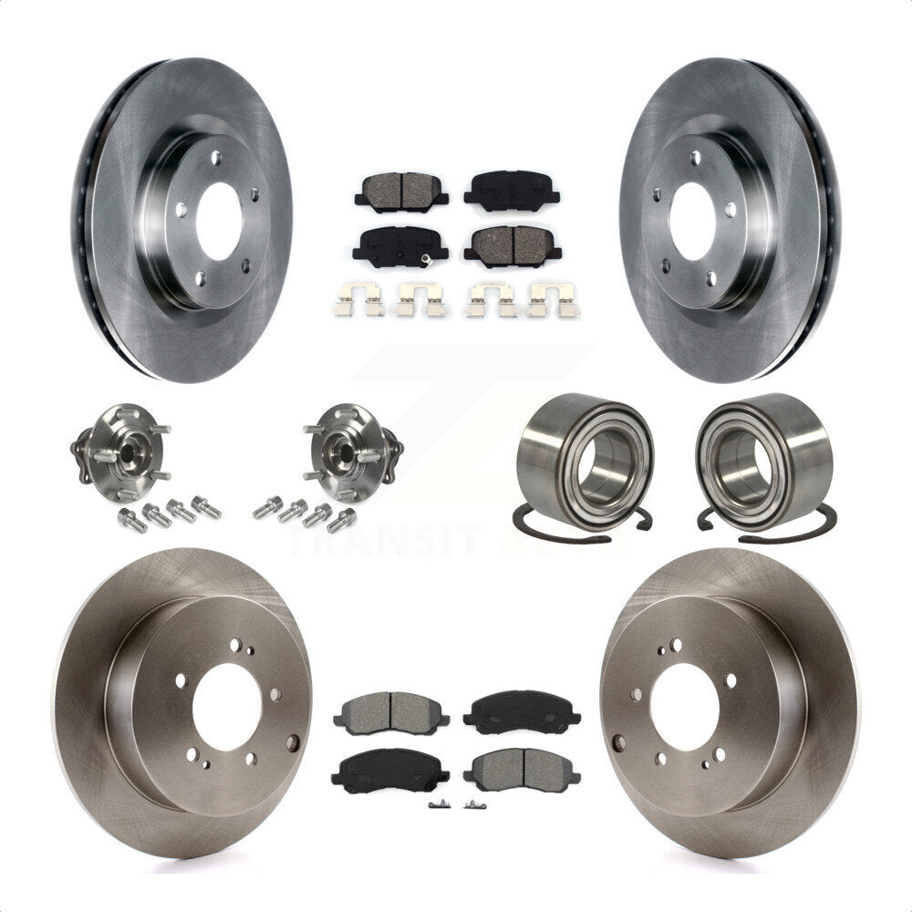 [Avant + Arrière] Kit de Roulement de roue pour 2013 Mitsubishi Outlander AWD avec 3.0L sans 7 Passenger Seating KBB-106705 par Transit Auto