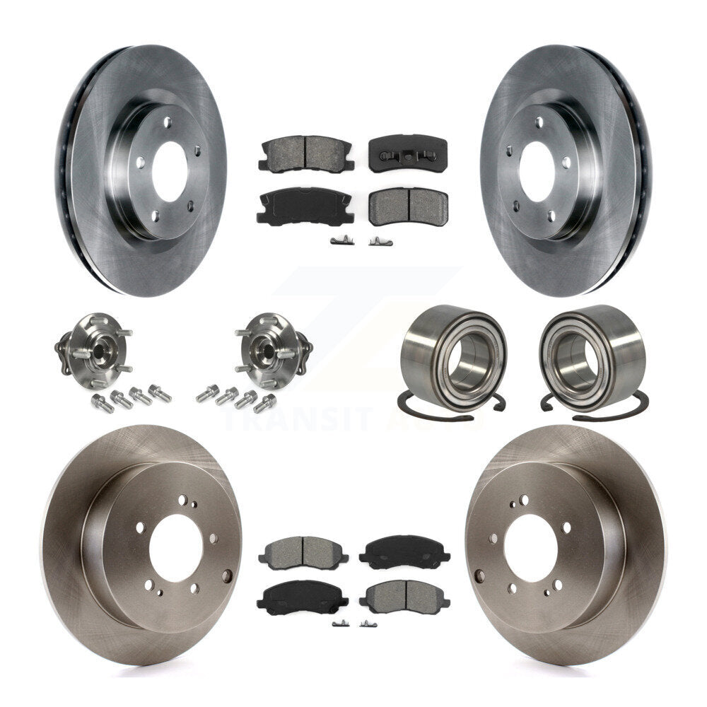 [Avant + Arrière] Kit de Roulement de roue pour Mitsubishi Outlander sans 7 Passenger Seating KBB-106706