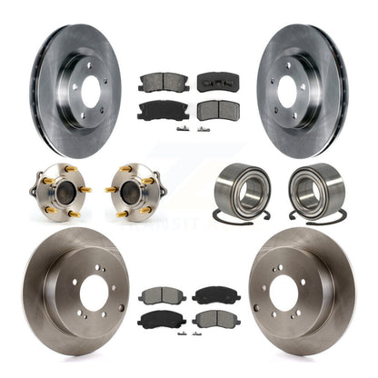 [Avant + Arrière] Kit de Roulement de roue pour 2011 Mitsubishi Outlander FWD avec 3.0L sans 7 Passenger Seating KBB-106714