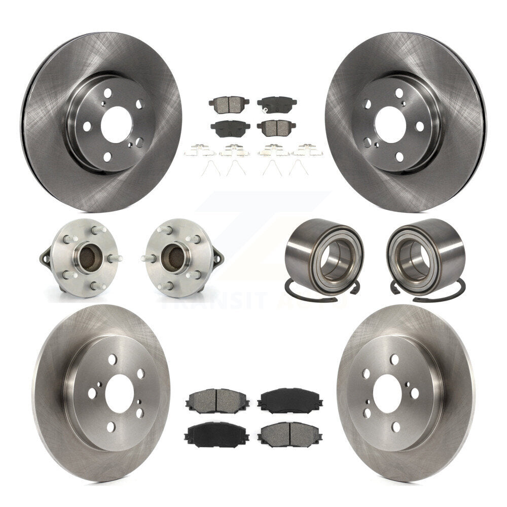 [Avant + Arrière] Kit de Roulement de roue pour Toyota Corolla Matrix Pontiac Vibe KBB-106717