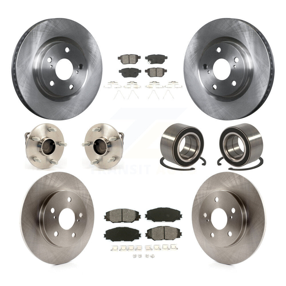 [Avant + Arrière] Kit de Roulement de roue pour 2009-2013 Toyota Matrix S avec FWD 2.4L KBB-106723