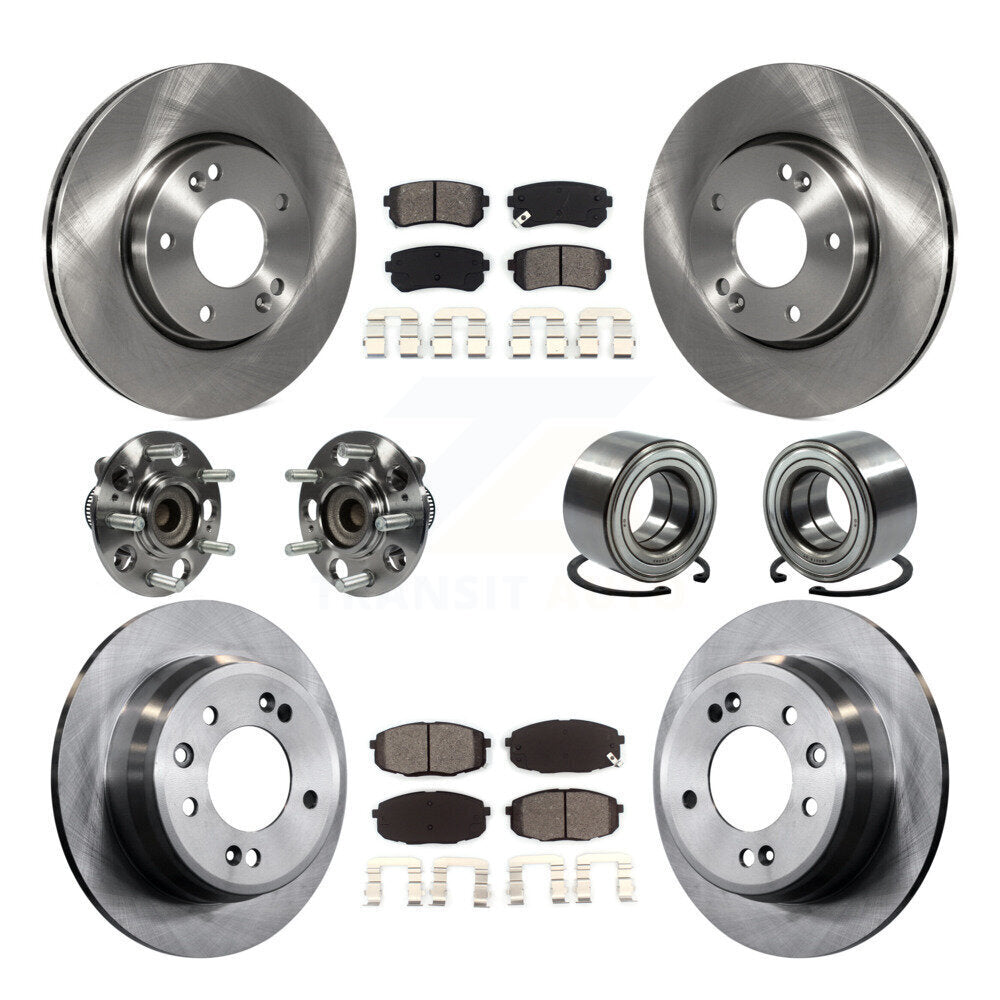 [Avant + Arrière] Kit de Roulement de roue pour 2010 Hyundai Elantra Hatchback avec Non-ABS KBB-106726