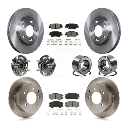 [Avant + Arrière] Kit de Roulement de roue pour 2010 Hyundai Elantra Sedan avec Non-ABS From 03 23 10 KBB-106727