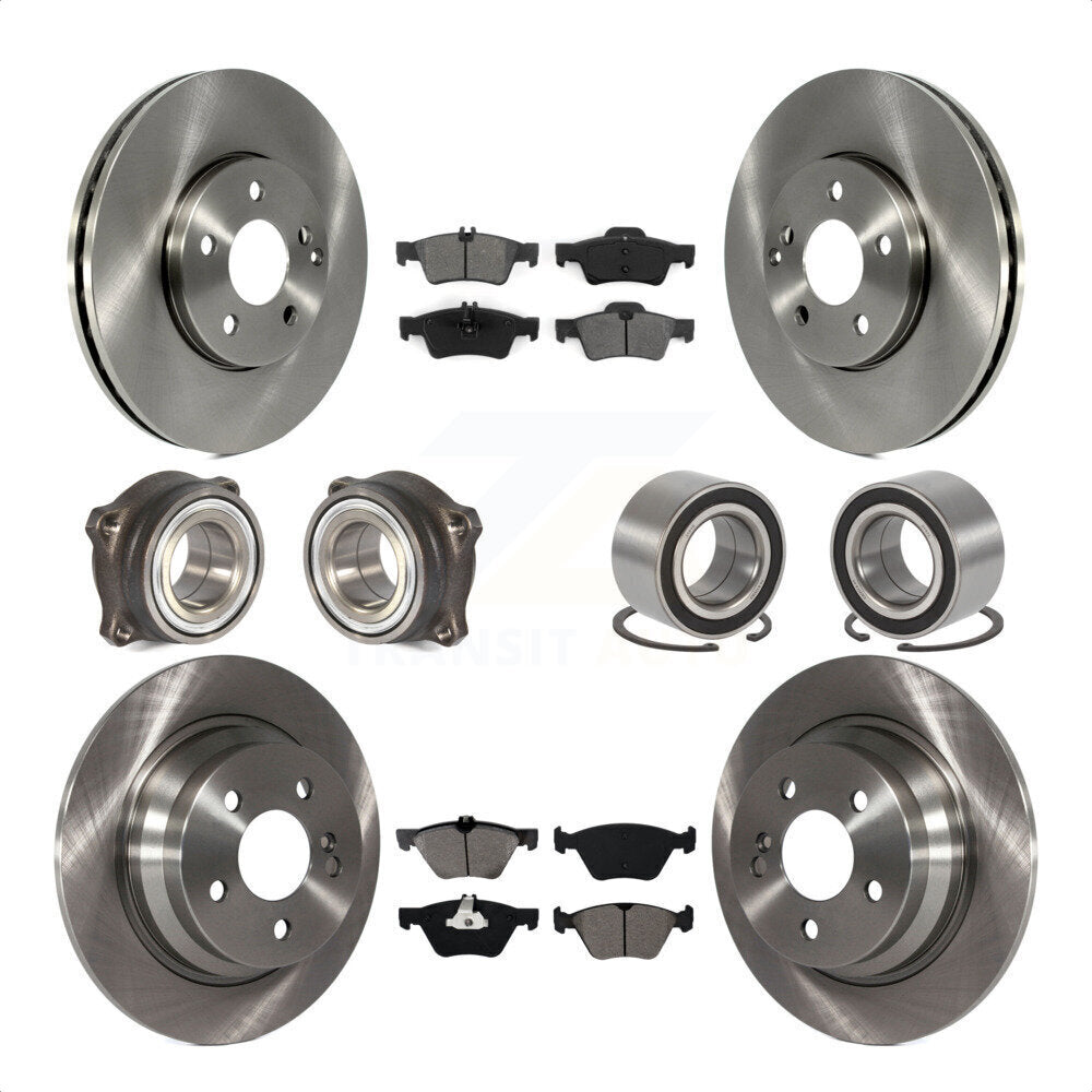 [Avant + Arrière] Kit de Roulement de roue pour Mercedes-Benz E320 avec Solid Rotor KBB-106731 par Transit Auto