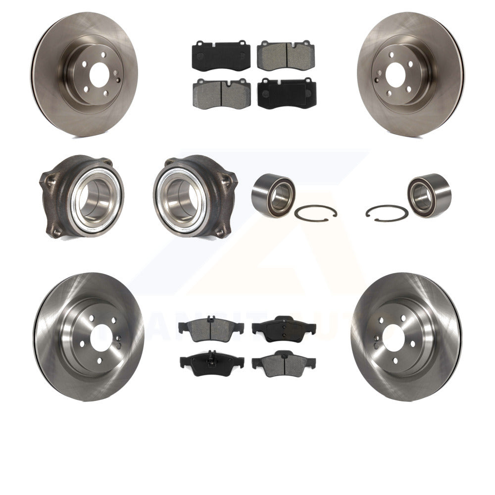 [Avant + Arrière] Kit de Roulement de roue pour Mercedes-Benz S550 CL550 S350 KBB-106736 par Transit Auto