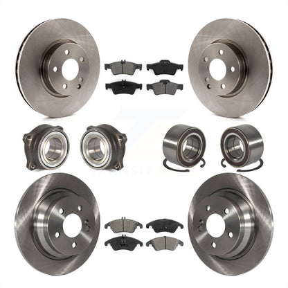 [Avant + Arrière] Kit de Roulement de roue pour 2014-2016 Mercedes-Benz E250 AWD avec 322mm Diameter Rotor KBB-106737 par Transit Auto