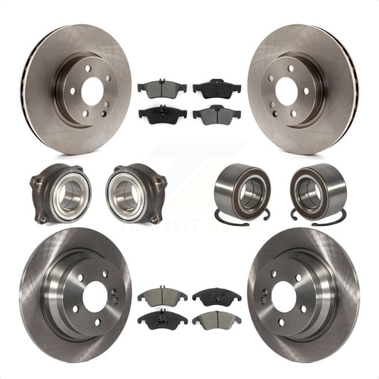 [Avant + Arrière] Kit de Roulement de roue pour 2014-2016 Mercedes-Benz E250 AWD avec 322mm Diameter Rotor KBB-106737 par Transit Auto