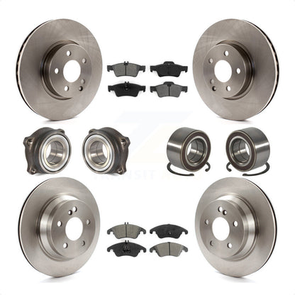 [Avant + Arrière] Kit de Roulement de roue pour Mercedes-Benz E350 E400 avec 322mm Diameter Rotor KBB-106738 par Transit Auto