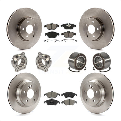 [Avant + Arrière] Kit de Roulement de roue pour 2014 Mercedes-Benz E350 Convertible Coupe avec 322mm Diameter Rotor KBB-106741 par Transit Auto