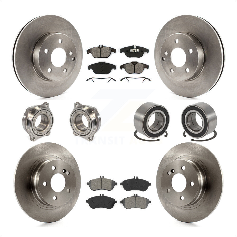 [Avant + Arrière] Kit de Roulement de roue pour 2010 Mercedes-Benz C300 C250 AWD KBB-106743 par Transit Auto