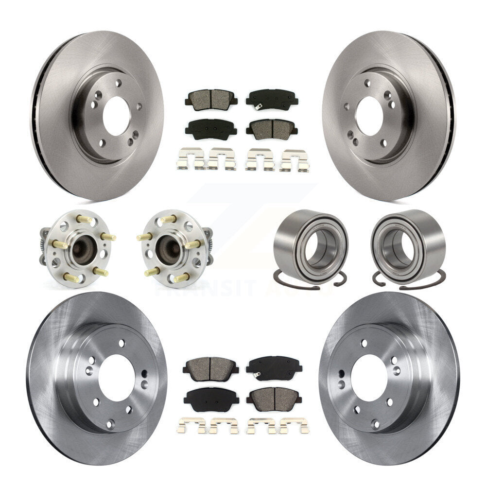 [Avant + Arrière] Kit de Roulement de roue pour Hyundai Sonata Kia Optima KBB-106758