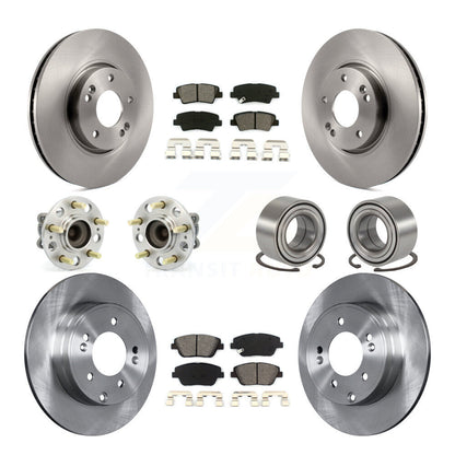 [Avant + Arrière] Kit de Roulement de roue pour Hyundai Sonata Kia Optima KBB-106758