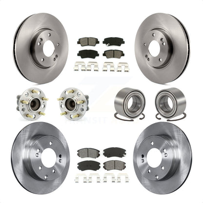 [Avant + Arrière] Kit de Roulement de roue pour 2010 Hyundai Sonata 3.3L KBB-106760 par Transit Auto