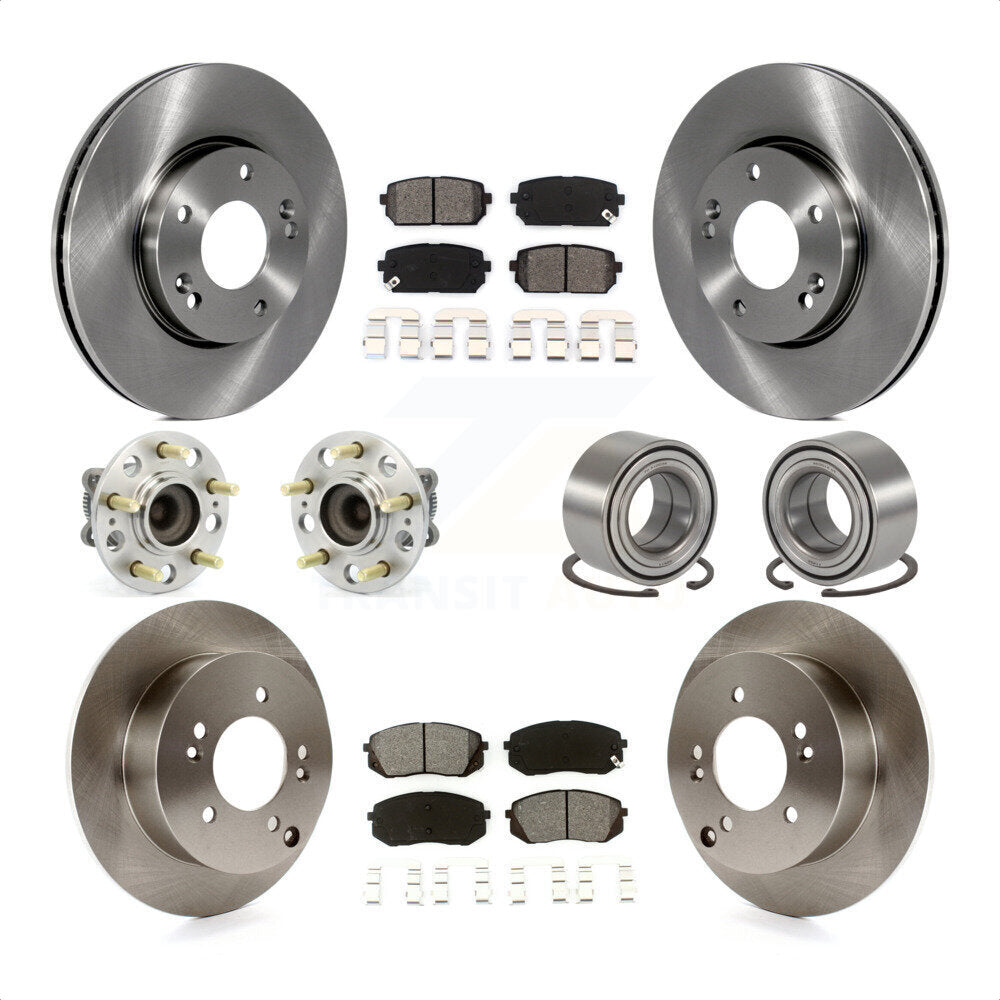 [Avant + Arrière] Kit de Roulement de roue pour 2008-2009 Kia Rondo KBB-106761 par Transit Auto