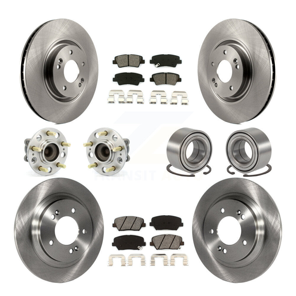 [Avant + Arrière] Kit de Roulement de roue pour 2016-2017 Hyundai Azera Limited KBB-106765