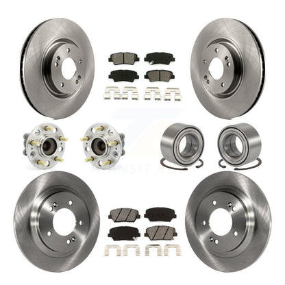 [Avant + Arrière] Kit de Roulement de roue pour 2016-2017 Hyundai Azera Limited KBB-106765