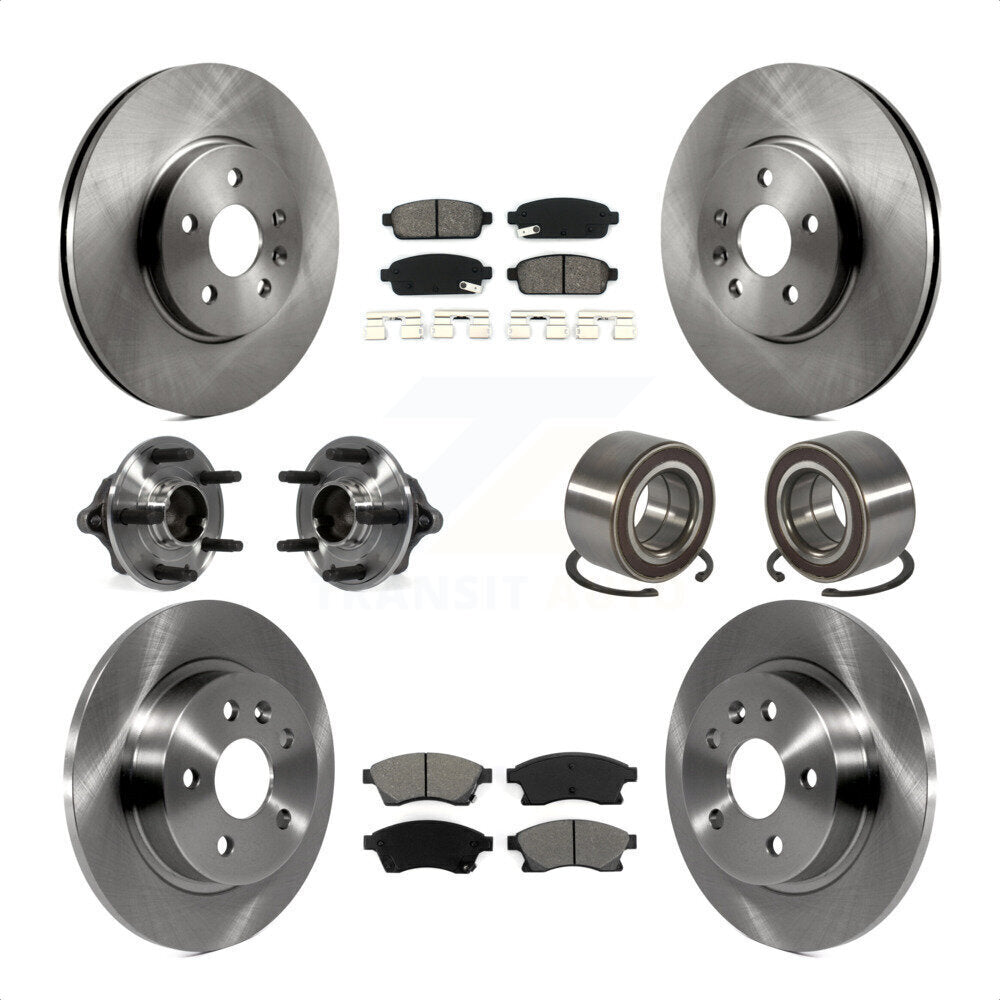 [Avant + Arrière] Kit de Roulement de roue pour Chevrolet Sonic Buick Encore Trax KBB-106775 par Transit Auto