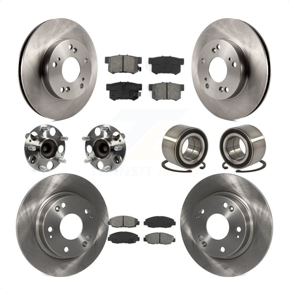 [Avant + Arrière] Kit de Roulement de roue pour 2012 Honda Civic LX Vehicles Manufactured In Canada KBB-106784 par Transit Auto
