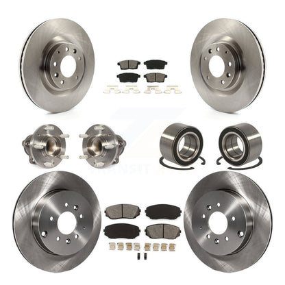 [Avant + Arrière] Kit de Roulement de roue pour 2007-2015 Mazda CX-9 FWD KBB-106785