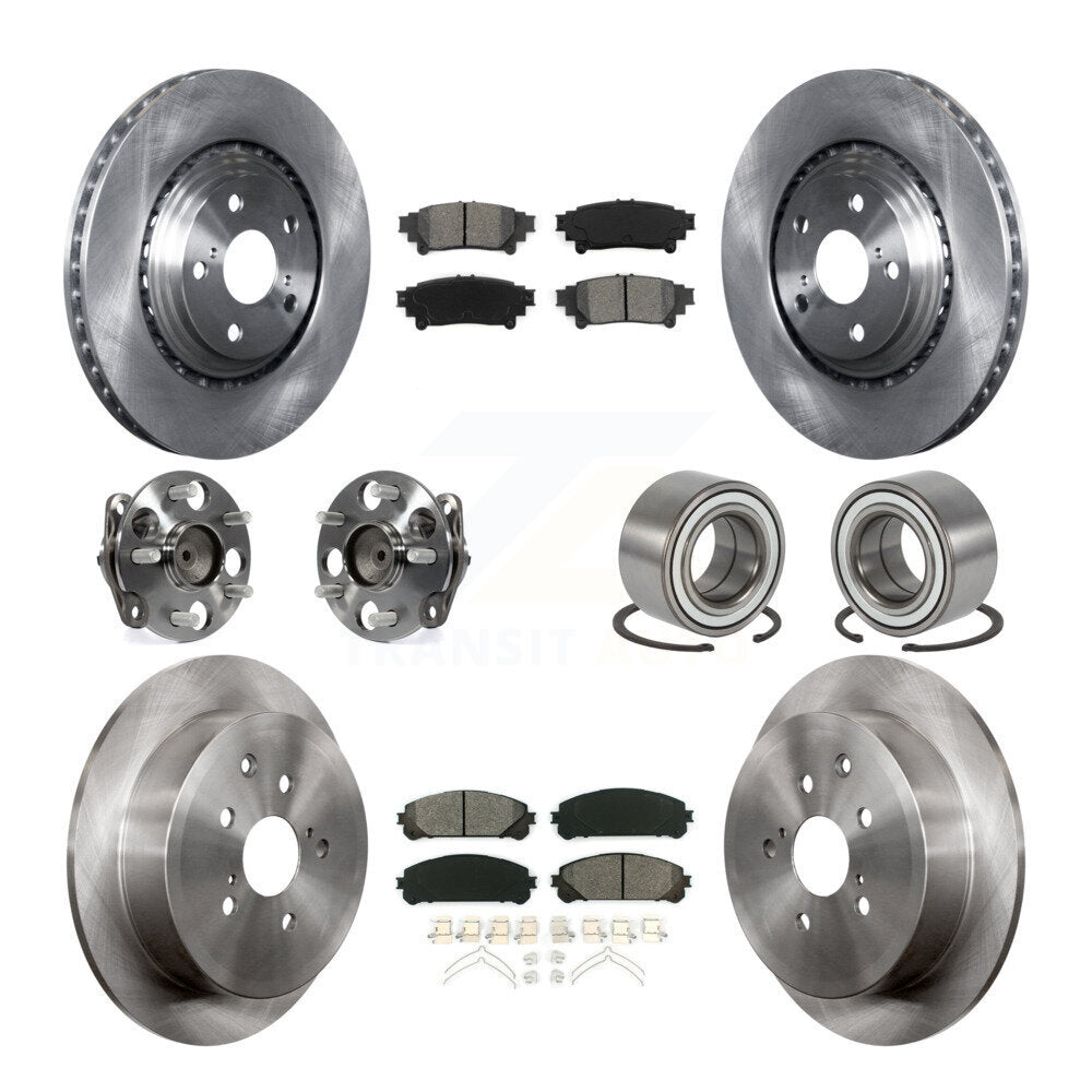 [Avant + Arrière] Kit de Roulement de roue pour 2011-2020 Toyota Sienna FWD KBB-106786